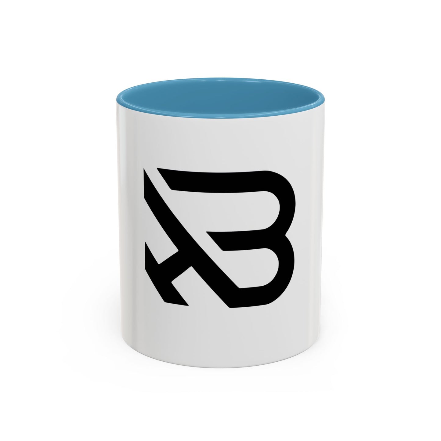 Modern Minimalist Accent Coffee Mug - Stylish Black & White Design, Perfect for Home & Office