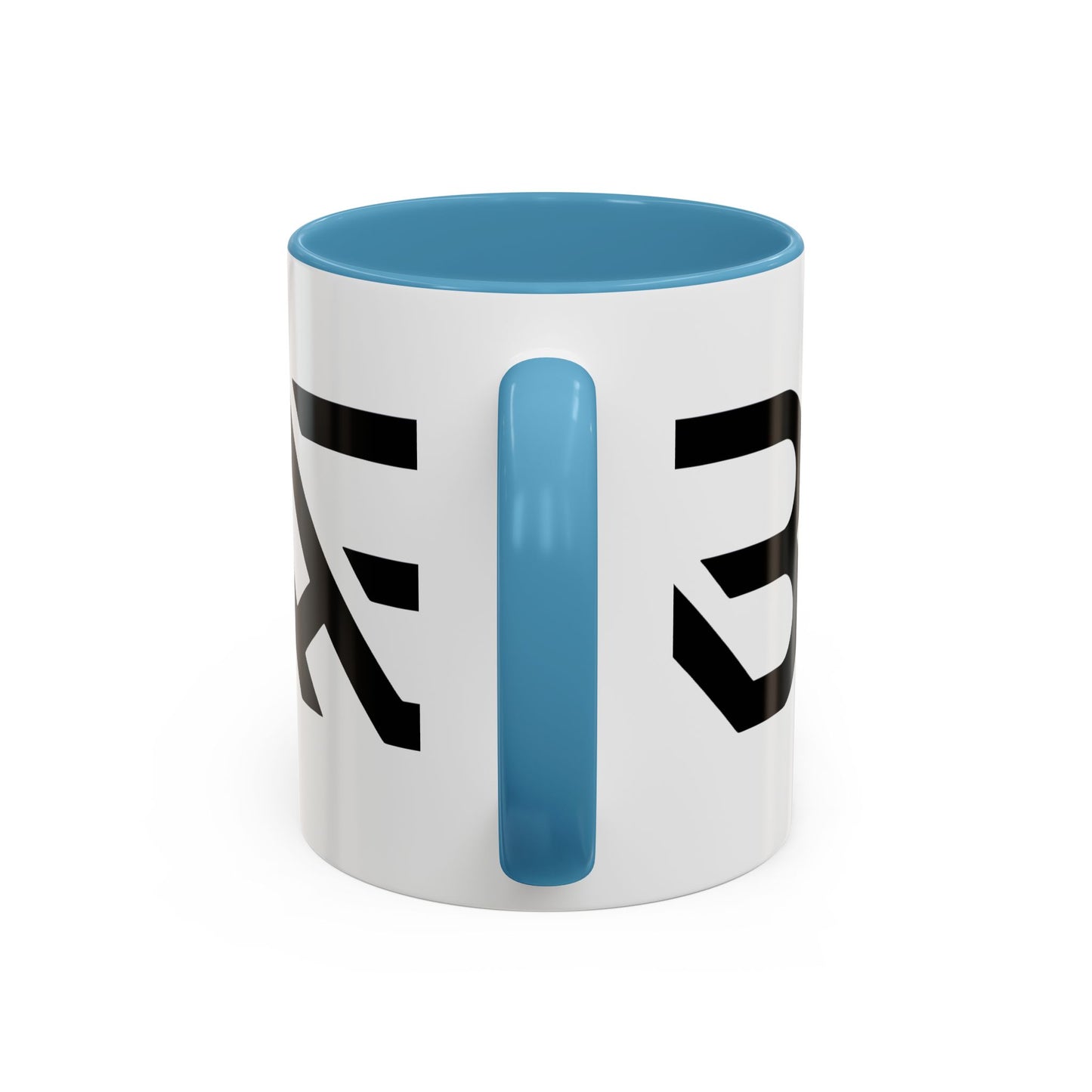 Modern Minimalist Accent Coffee Mug - Stylish Black & White Design, Perfect for Home & Office