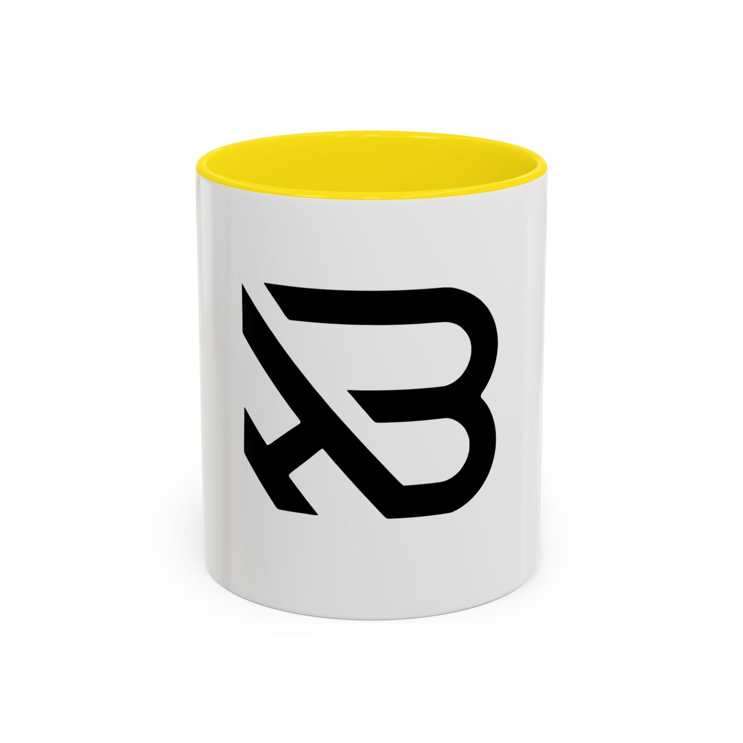 Modern Minimalist Accent Coffee Mug - Stylish Black & White Design, Perfect for Home & Office