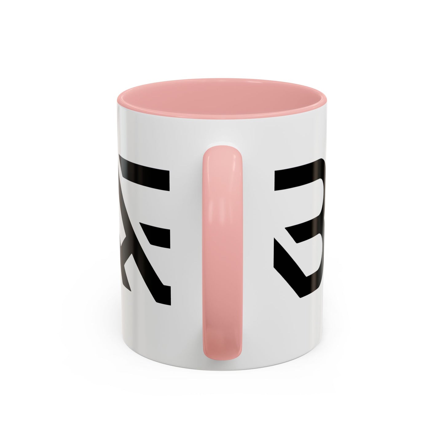 Modern Minimalist Accent Coffee Mug - Stylish Black & White Design, Perfect for Home & Office