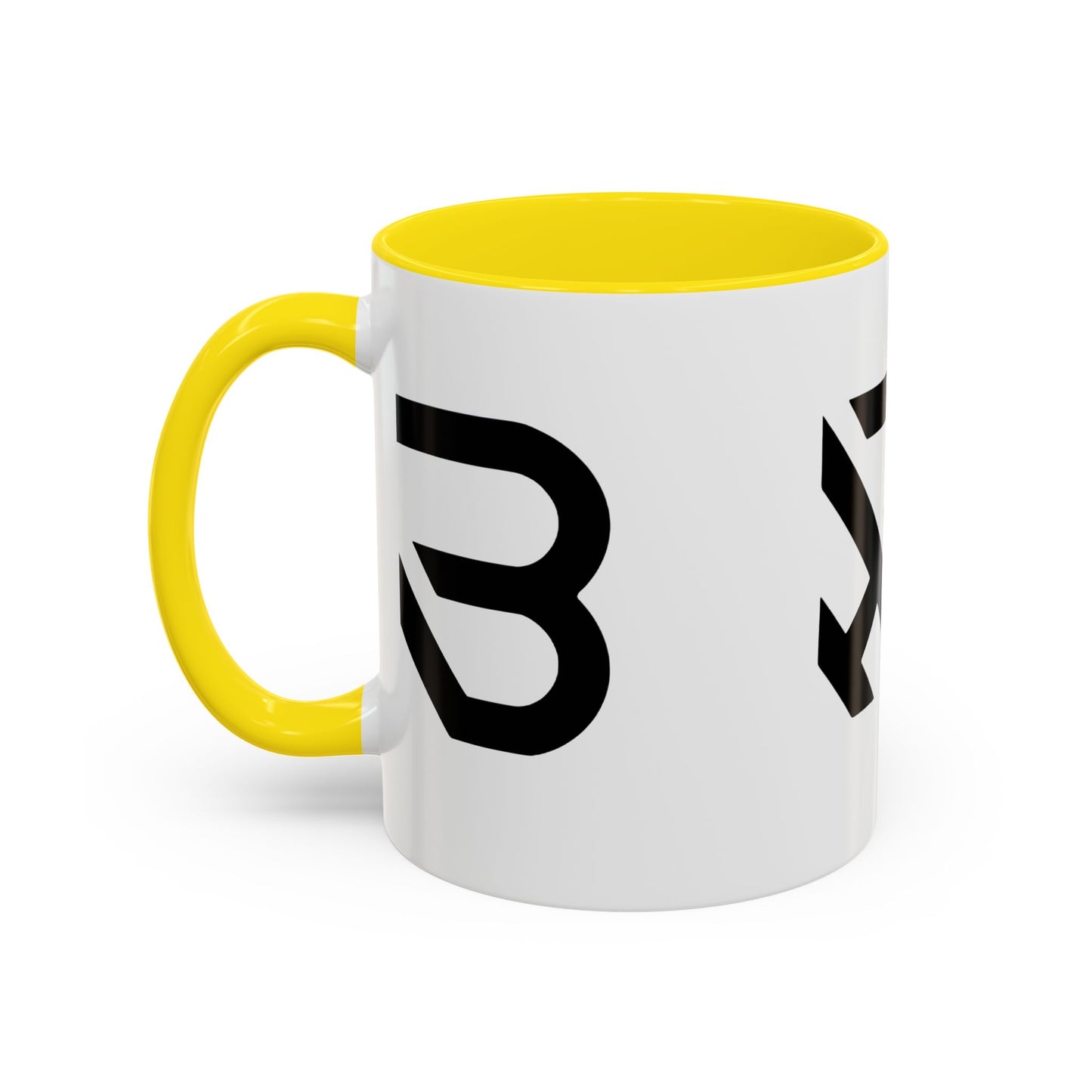 Modern Minimalist Accent Coffee Mug - Stylish Black & White Design, Perfect for Home & Office