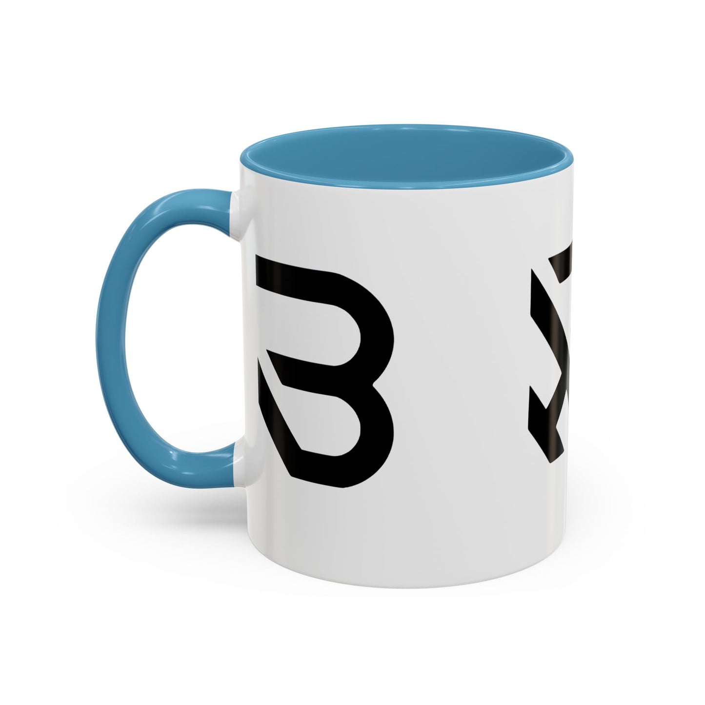 Modern Minimalist Accent Coffee Mug - Stylish Black & White Design, Perfect for Home & Office