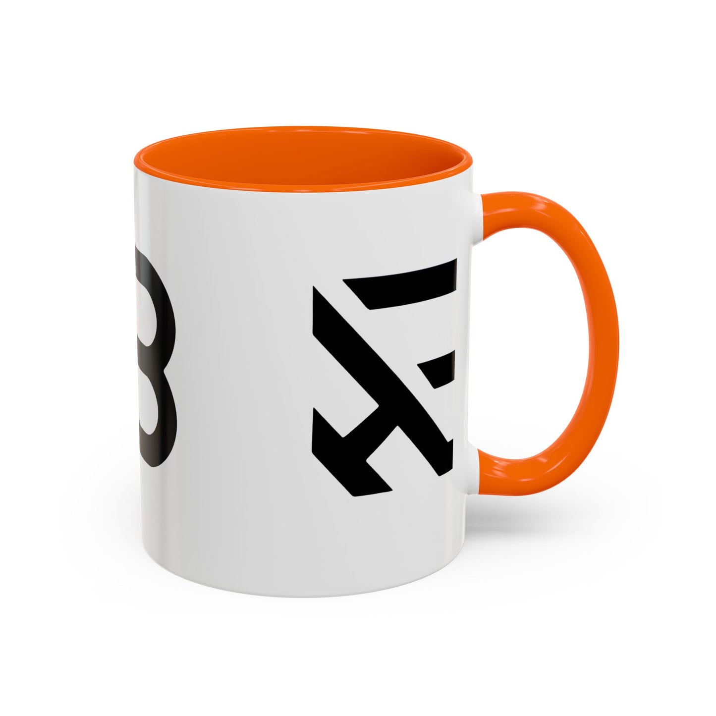 Modern Minimalist Accent Coffee Mug - Stylish Black & White Design, Perfect for Home & Office