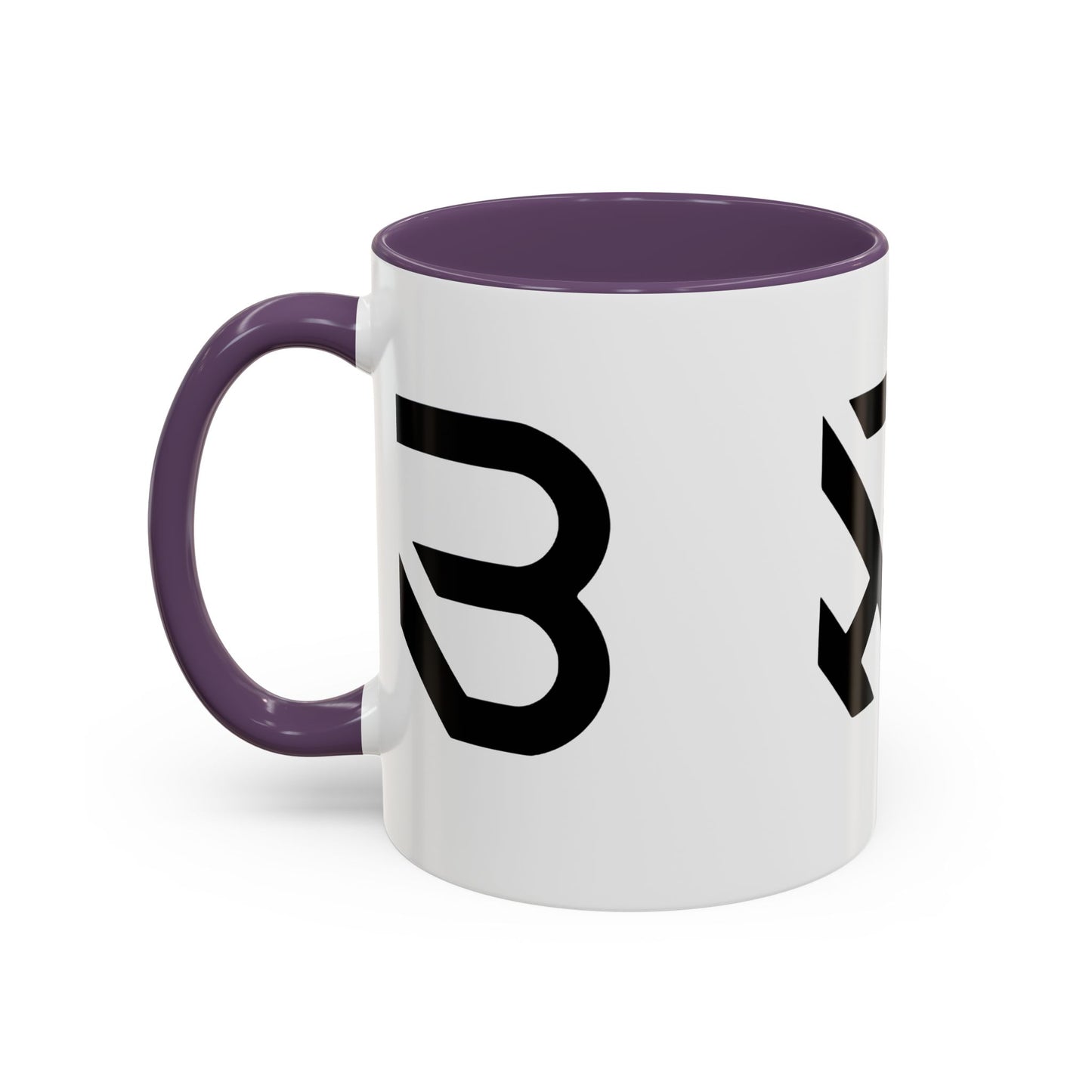 Modern Minimalist Accent Coffee Mug - Stylish Black & White Design, Perfect for Home & Office