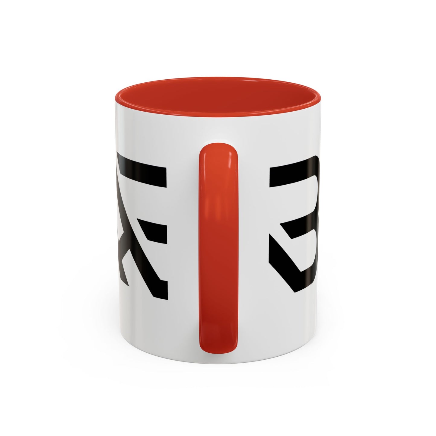 Modern Minimalist Accent Coffee Mug - Stylish Black & White Design, Perfect for Home & Office