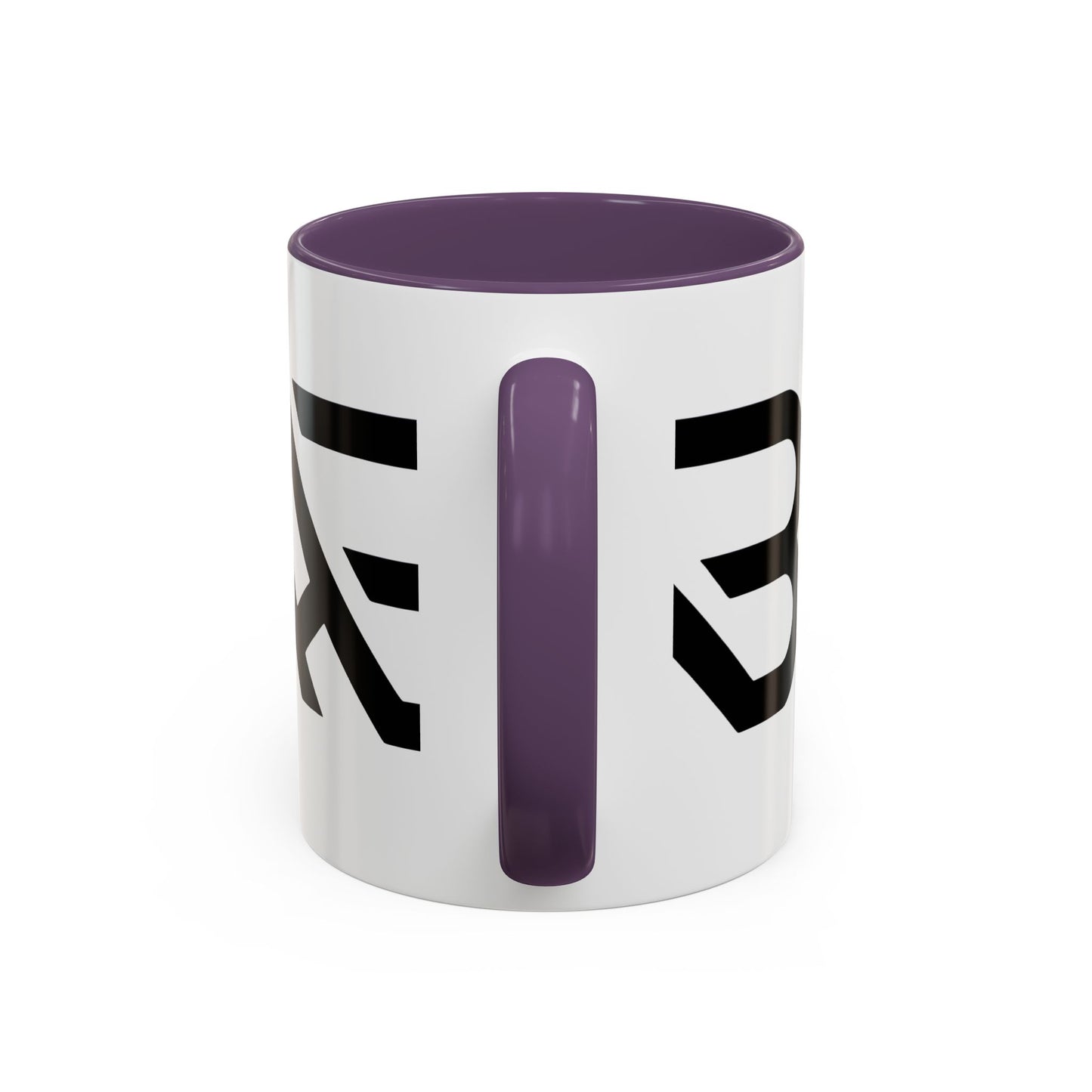 Modern Minimalist Accent Coffee Mug - Stylish Black & White Design, Perfect for Home & Office