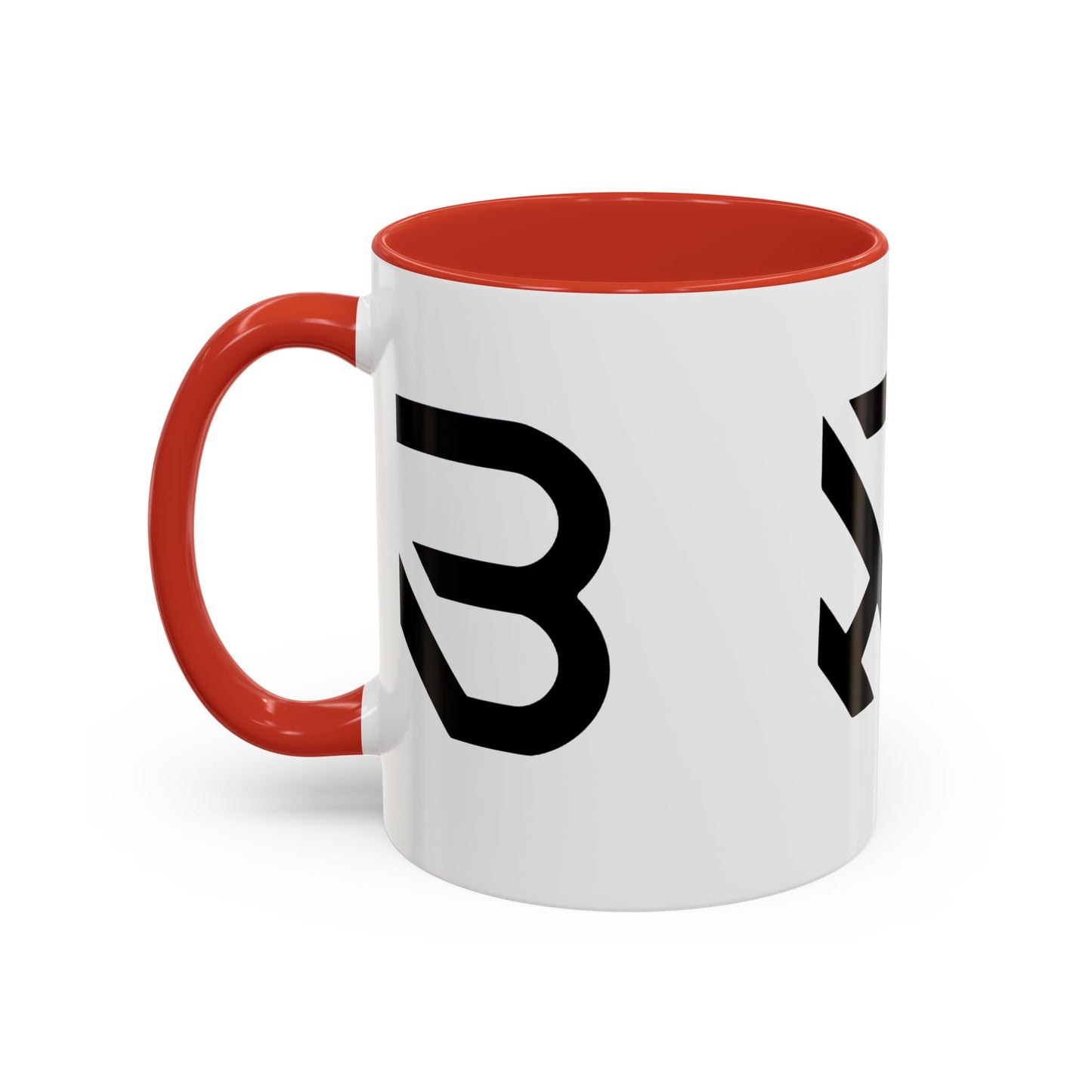 Modern Minimalist Accent Coffee Mug - Stylish Black & White Design, Perfect for Home & Office